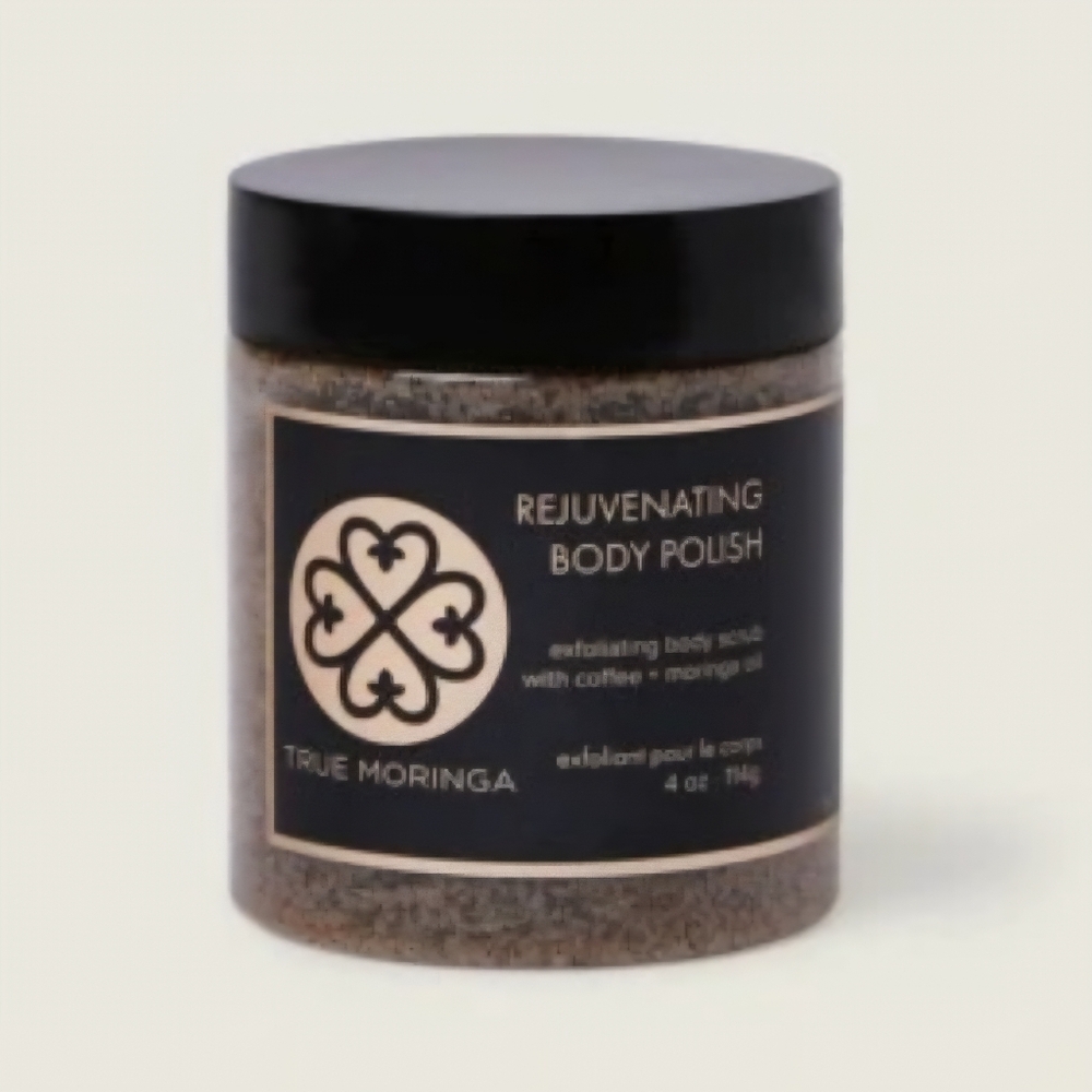 TRUE MORINGA REJUVENATING BODY POLISH, Brand New, 4 OZ